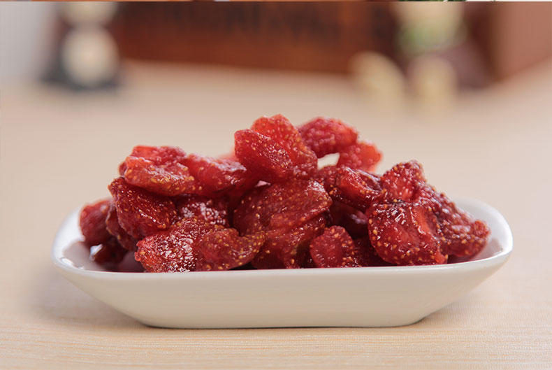 【促销中 心味果园】原味草莓干40gx1袋坚果干蜜饯果脯系列休闲食品零食品